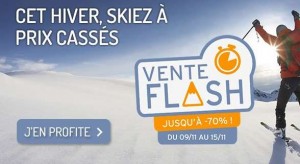 Vente flash séjours au ski 