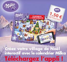 bon de reduction Calendrier de l’avent Milka interactif