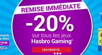 Hasbro : 20% de remise immédiate sur les jeux (Monopoly, Cluedo, Twister, Pie Face….)