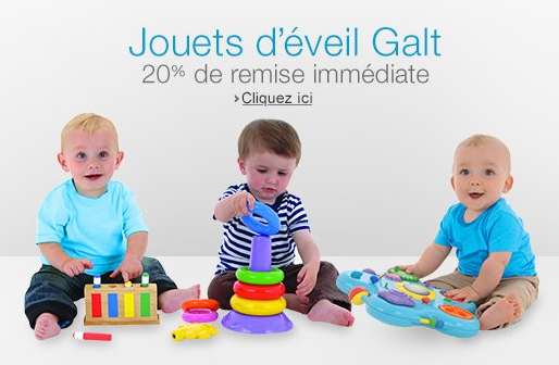 20% de remise immédiate sur les jouets d’éveil Galt (Amazon)