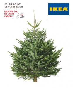 réservez votre sapin de Noel Ikea pour 2015