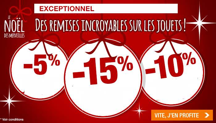 Bon plan jouets Carrefour : 3 codes promo de -5% à -15% sur tout le rayon (+Cycle & Glisse) pendant 3 jours