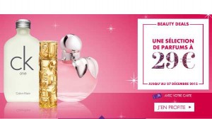 Eau de Toilette à 29 euros sur Marionnaud