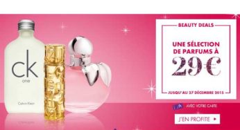 Eau de Toilette à 29 euros sur Marionnaud + livraison gratuite