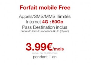 Forfait Free Mobile 50Go