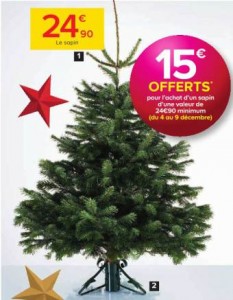 Sapin de Noel Castorama