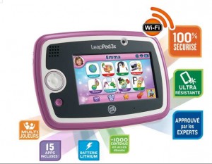 Tablette LeapPad Rose 3x LeapFrog pas chère