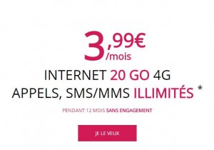 forfait Virgin Mobile 20Go pas cher