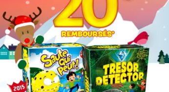 10€ remboursés sur le jeu Trésor Detector et Saute qui peut Dujardin (soit jusqu’à 20€)