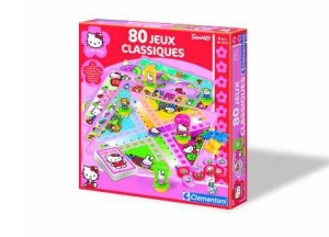 mallette de 80 jeux classiques Hello Kitty de Clementoni 