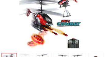 Hélicoptère Heli Combat RC Silverlit (3 en 1) à 16,47€ au lieu de plus de 40€