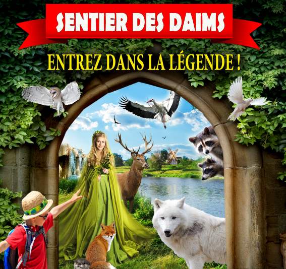 Parc le Sentier des Daims pas cher : 23 € pour 2 personnes (parc animalier & spectacles contes et légendes)
