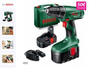 Perceuse visseuse Bosch sans fil PSR18 