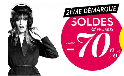 Soldes 3Suisses : 2ème démarque + livraison gratuite sans minimum +10% suppl. à partir de 2 articles.