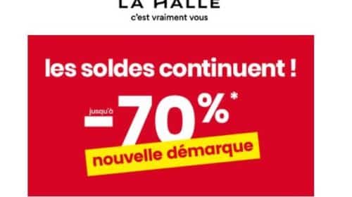 Soldes La Halle 2019 ! Nouvelle démarque