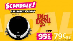 aspirateur robot Fusion M611 Dirt Devil 