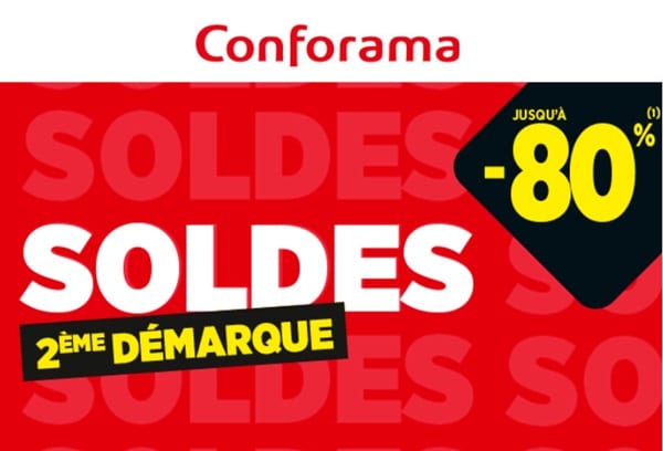 Deuxième démarque Conforama deuxième démarque conforama