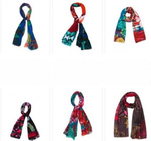 foulards Desigual en soldes sur Amazon 