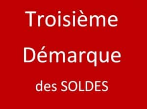 troisième démarque des soldes