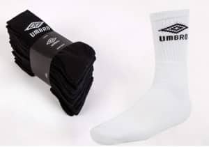 10 paires de chaussettes Umbro a moins de 11€ 