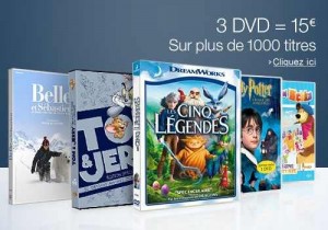 3 DVD jeunesse pour 15 euros