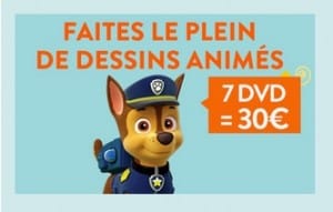 7 DVD jeunesse pour seulement 30€