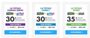 Canal plus 150 euros