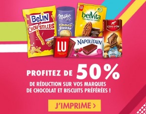 Coupons de réduction LU, Oreo, Belin, Cote d’or 