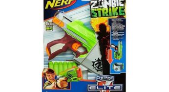 9€ le pistolet Nerf Sidestrike Zombie Strike avec étui au lieu du double