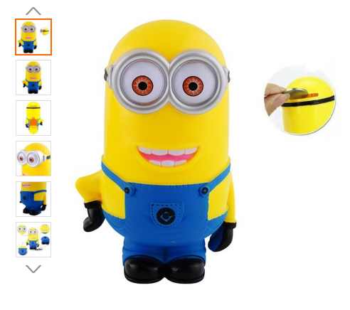 1,59€ la petite tirelire Minions port inclus