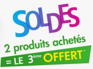 troisième article en soldes offert GEMO