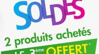 Le 3ème article soldé offert sur GEMO