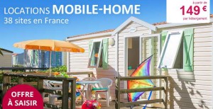 149€ le mobile home sur Leclerc Voyages