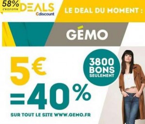 CMesDeal Gémo 