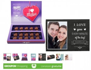 Coffret chocolat Milka Love personnalisable 