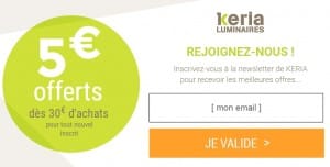 Remise sur Keria Luminaire