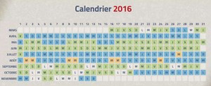 Vulcania calendrier periode