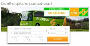 billets de bus FlixBus Europe