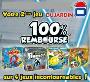 second jeu Dujardin 100% remboursé 