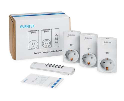 Moins de 27€ le kit de 3 prises télécommandées domotique Avantek port inclus