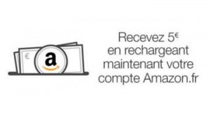 5€ offerts crédités sur Amazon