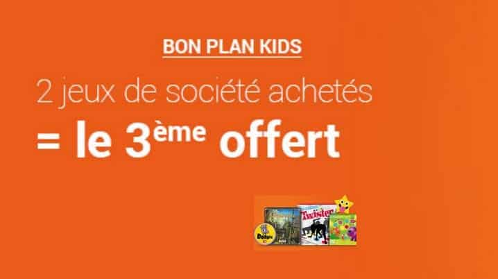 FNAC : 2 jeux de société achetés = le troisième offert