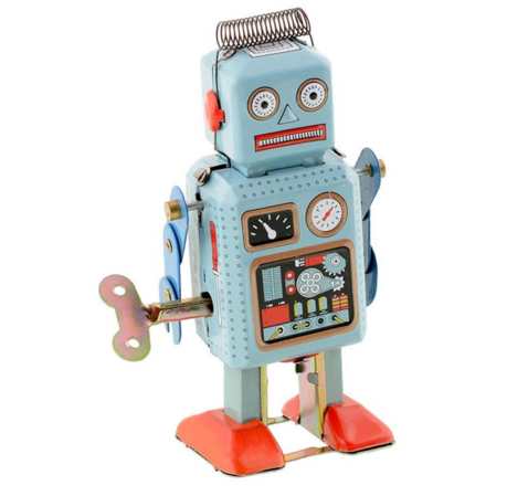 Jouet robot mécanique Vintage Metal à 3,17 euros port inclus