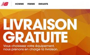 Livraison gratuite sur New Balance