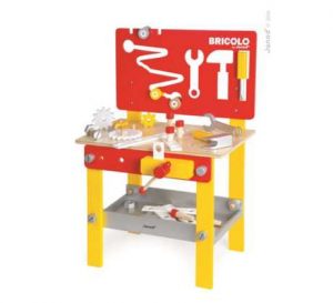 établi en bois Bricolo Janod 37,49€ port inclus