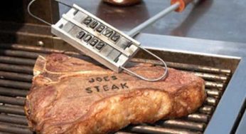 Ustensile pour marquer les steaks au fer rouge pour moins 9€ (texte personnalisable) – livraison gratuite