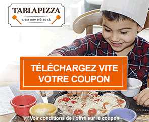 menu enfant Tablapizza gratuit