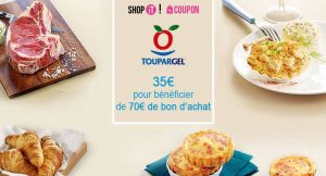 70€ d’achat sur Toupargel pour 35€