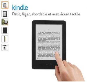 Kindle tactile 6 pouces de Amazon a moins de 50 euros