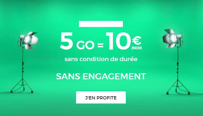 Forfait RED de SFR : 10€/mois au lieu de 19,99€ 5Go internet + Appel/SMS illimités + option SFR Voyage